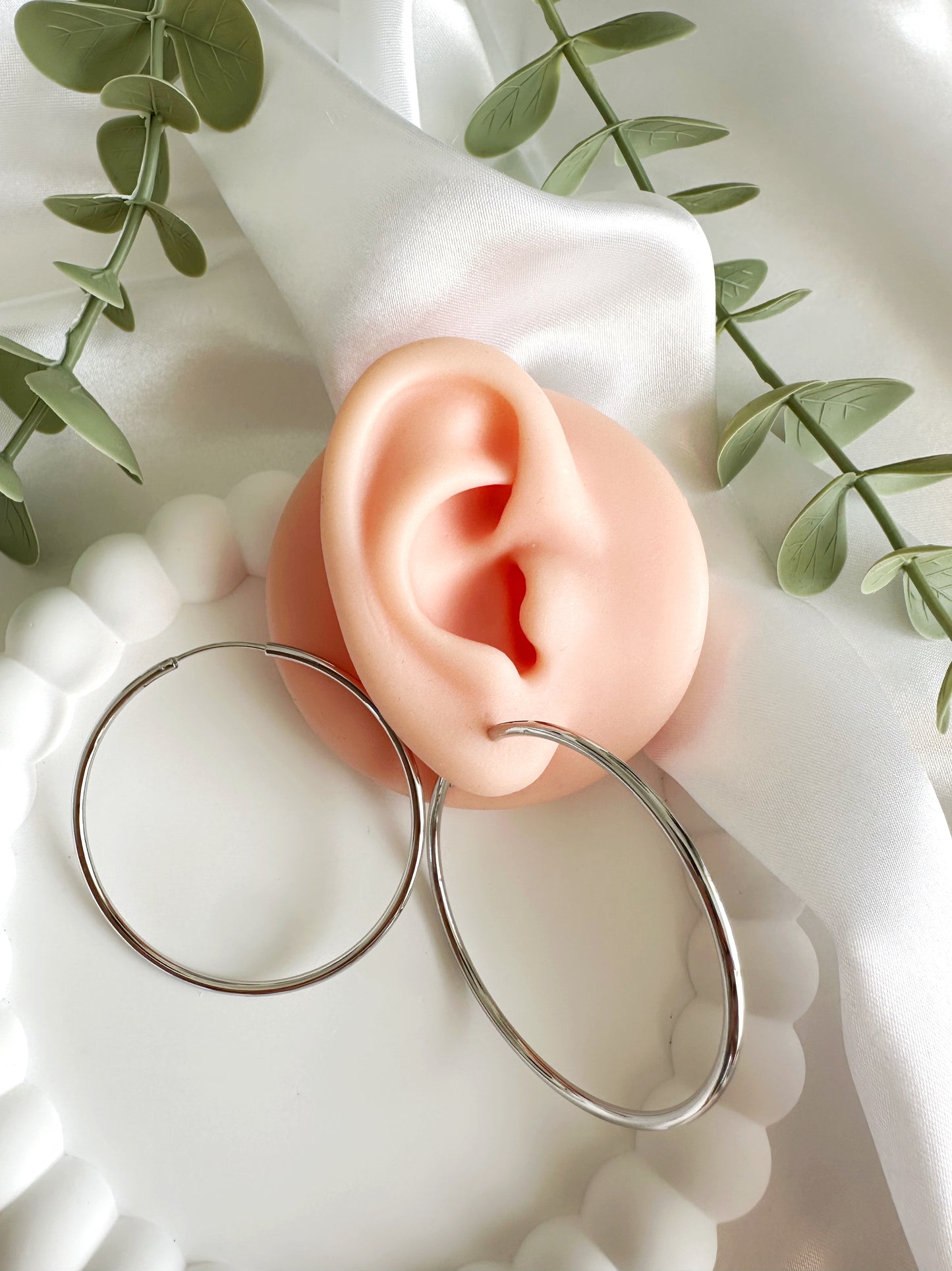Ring Ohrring 5 cm