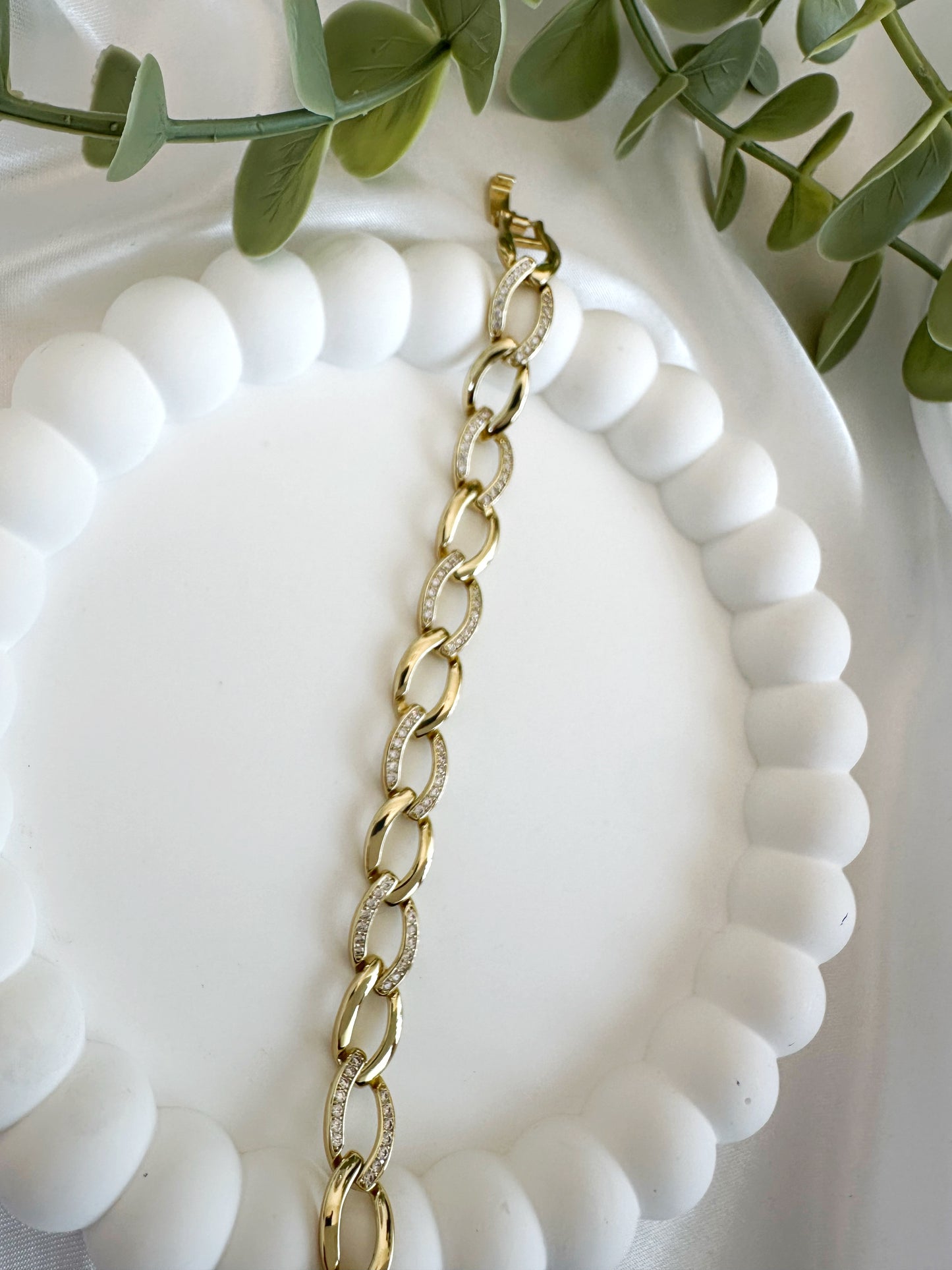Glanz Armband 14 K