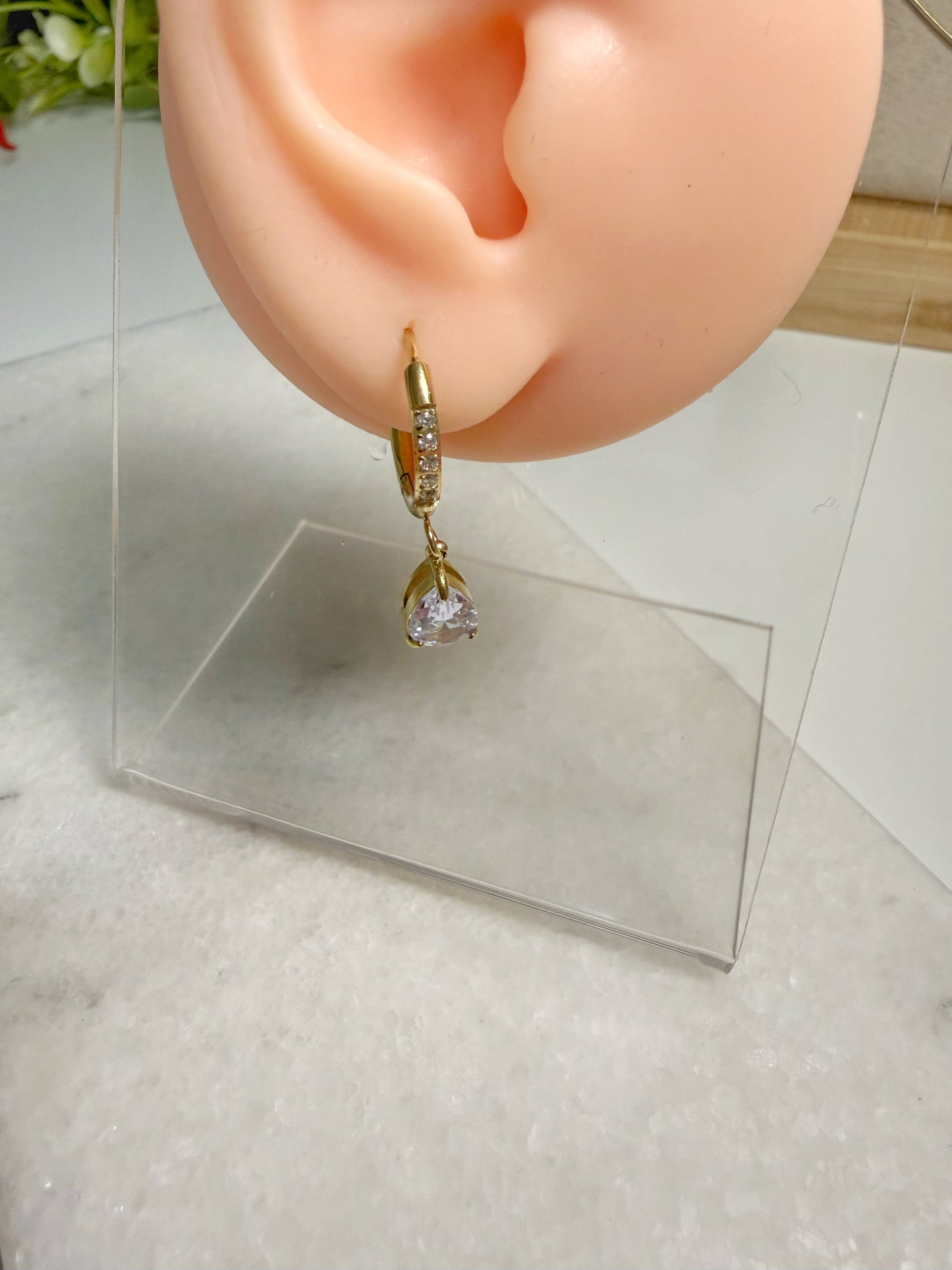 Glow Ohrring Silber&Gold