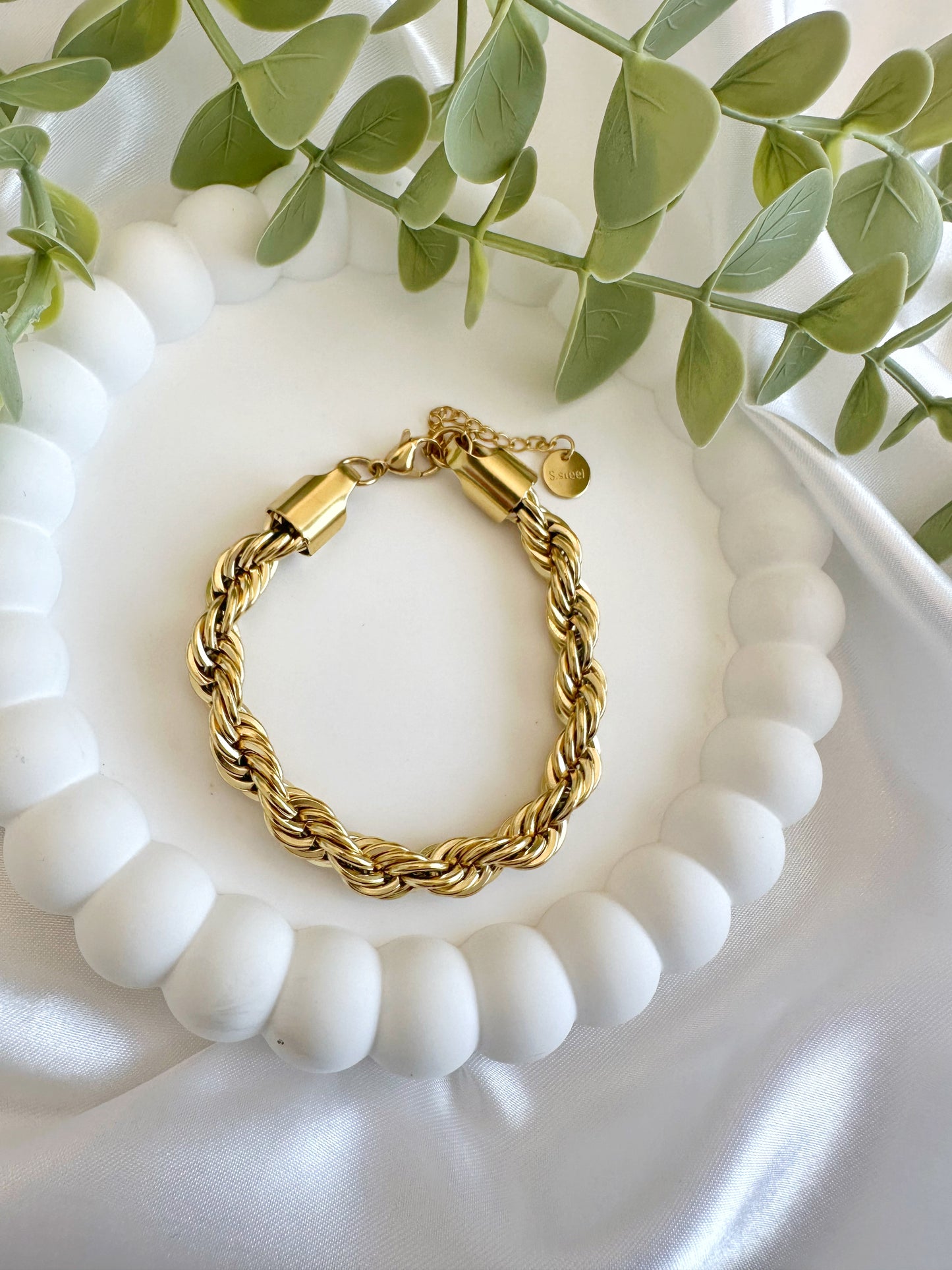 Welle Armband 14 K