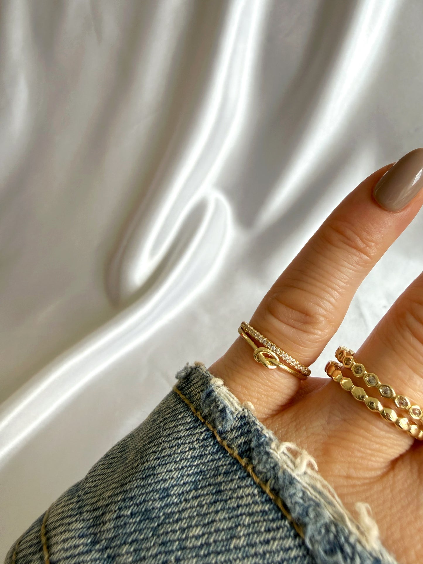 Pinky Ring Mit Stein