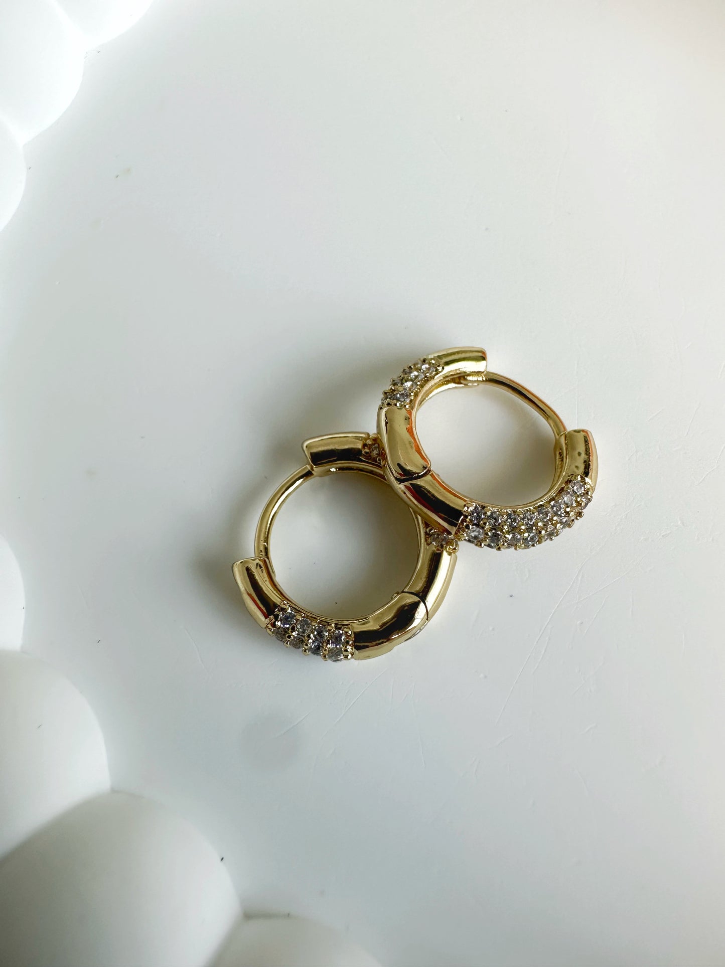 Glanz Ohrring 14 K