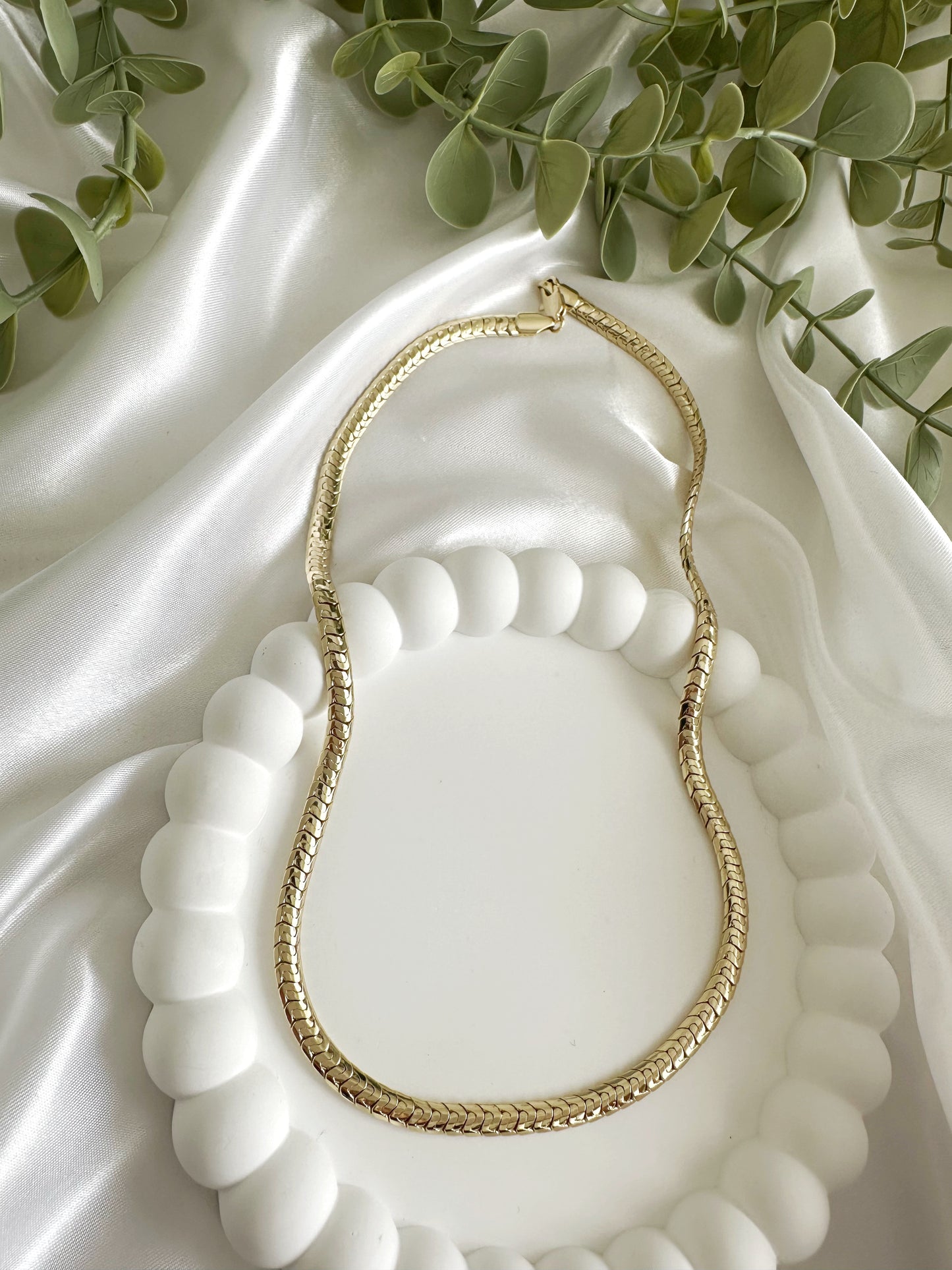 Elegant Halskette 14 K