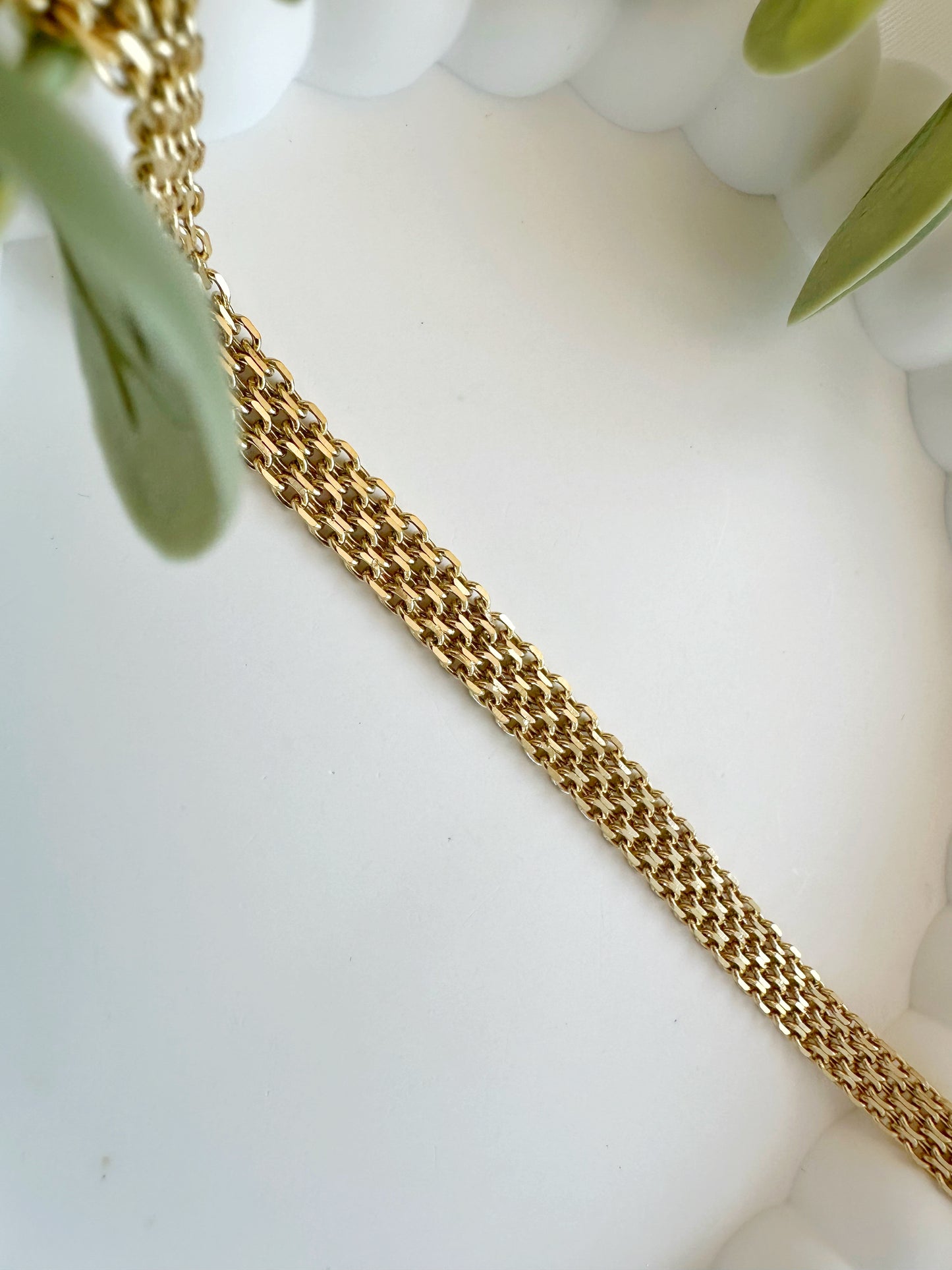 Samt Armband 14K