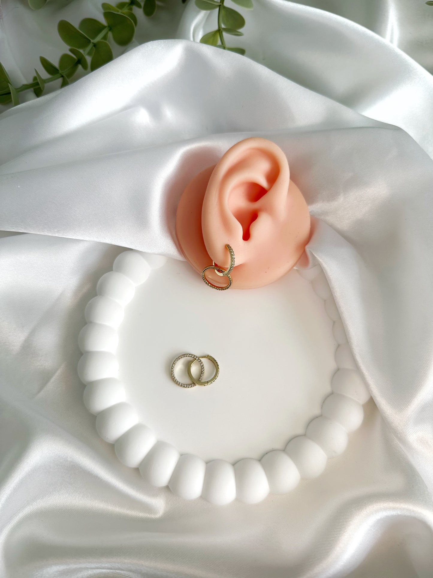 Glanz Ohrring 14 K