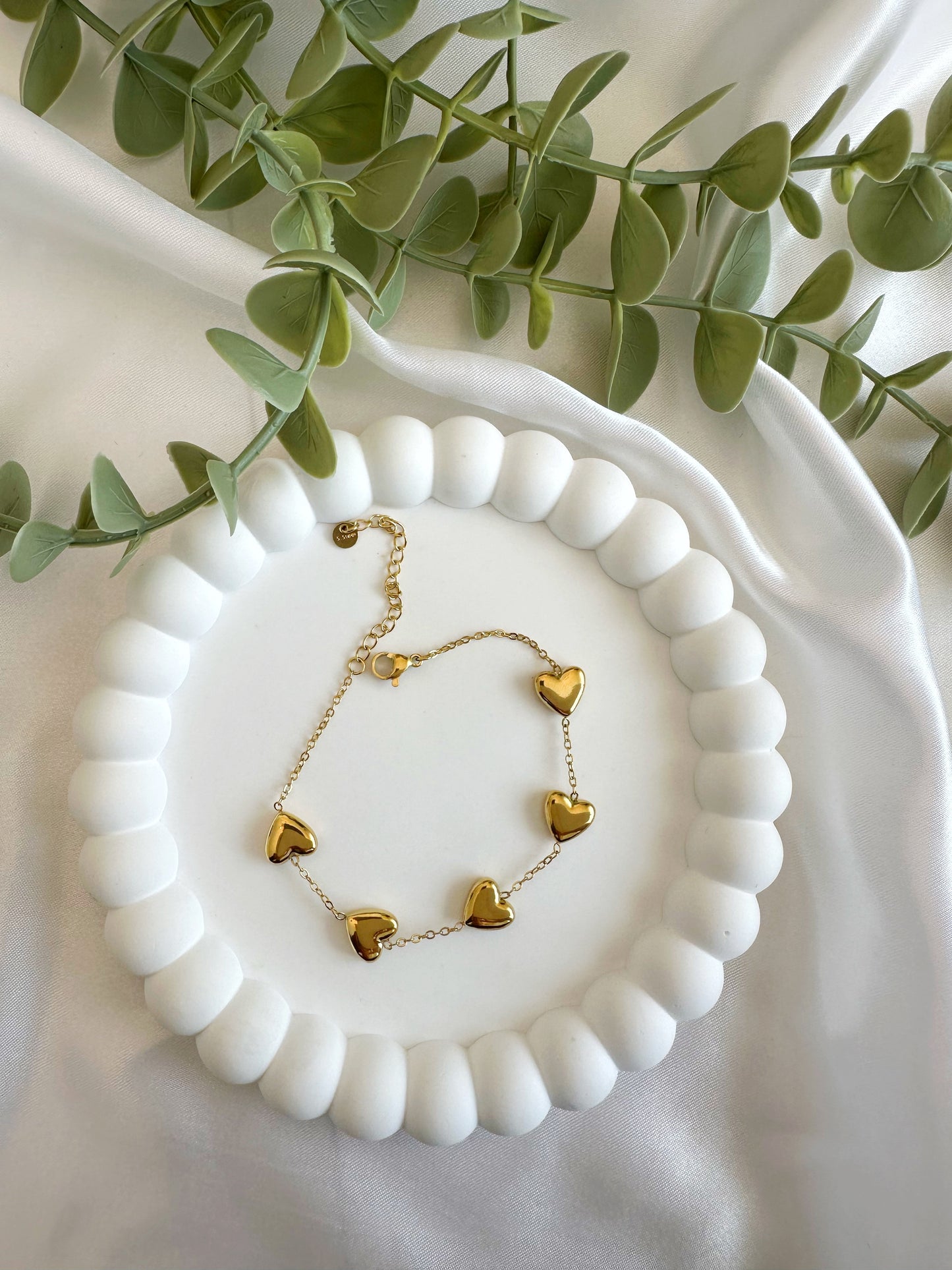 Heart Armband 14 K