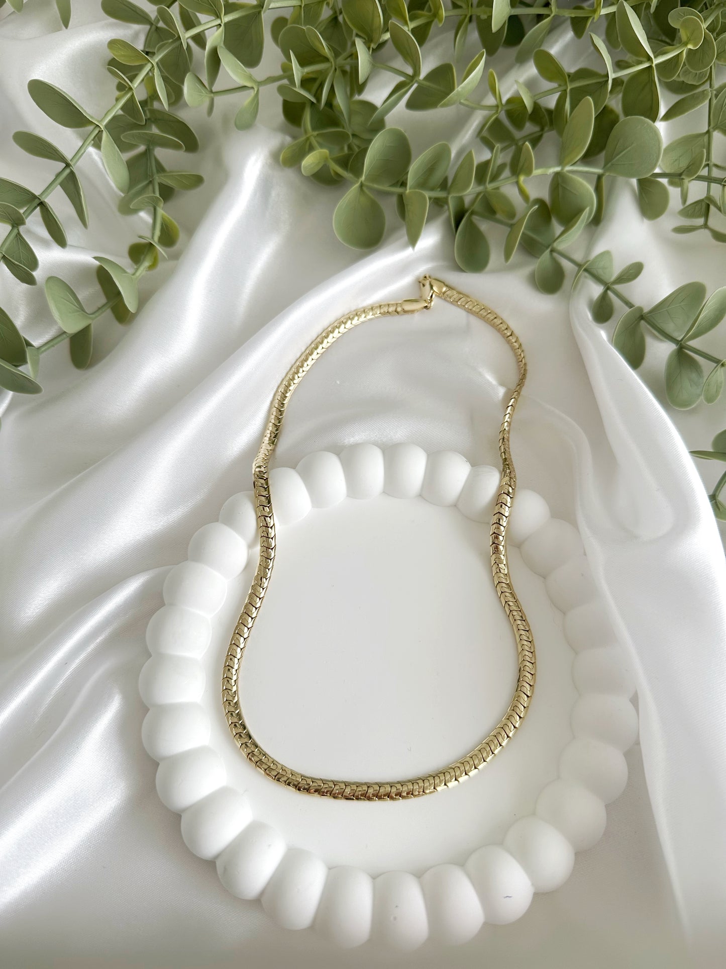 Elegant Halskette 14 K