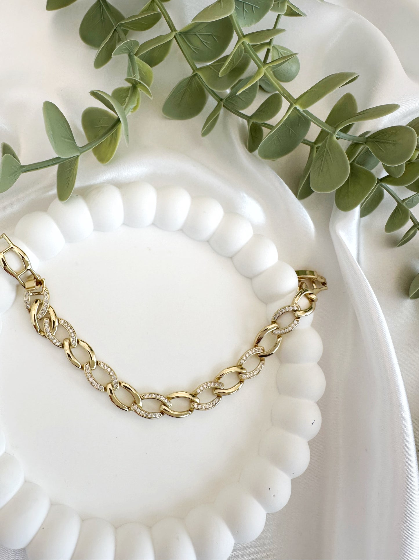 Glanz Armband 14 K
