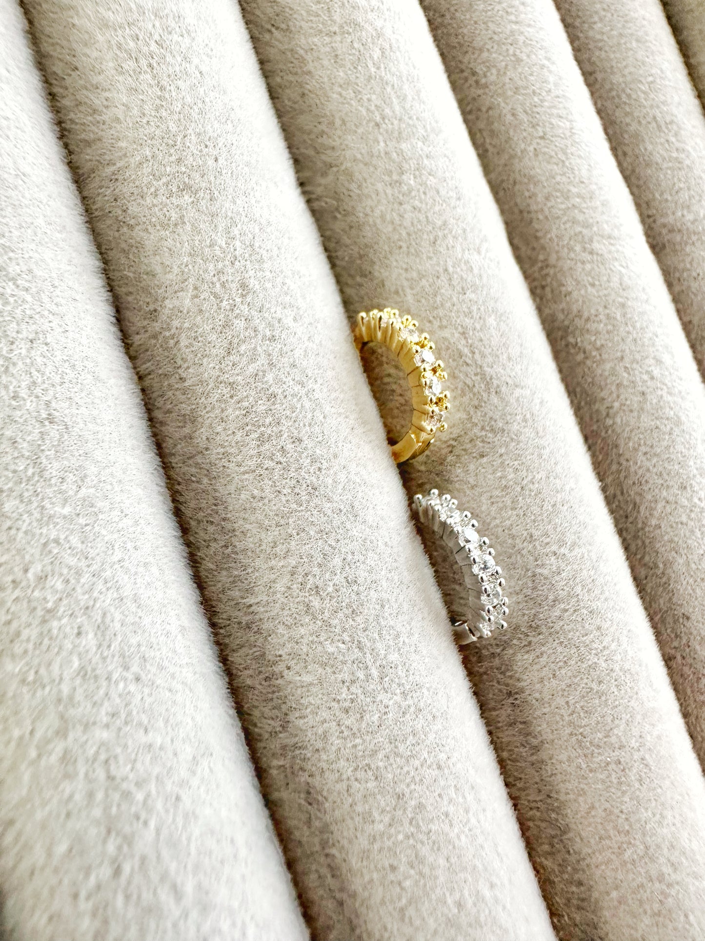 Glänzend Rund Piercing Gold&Silber