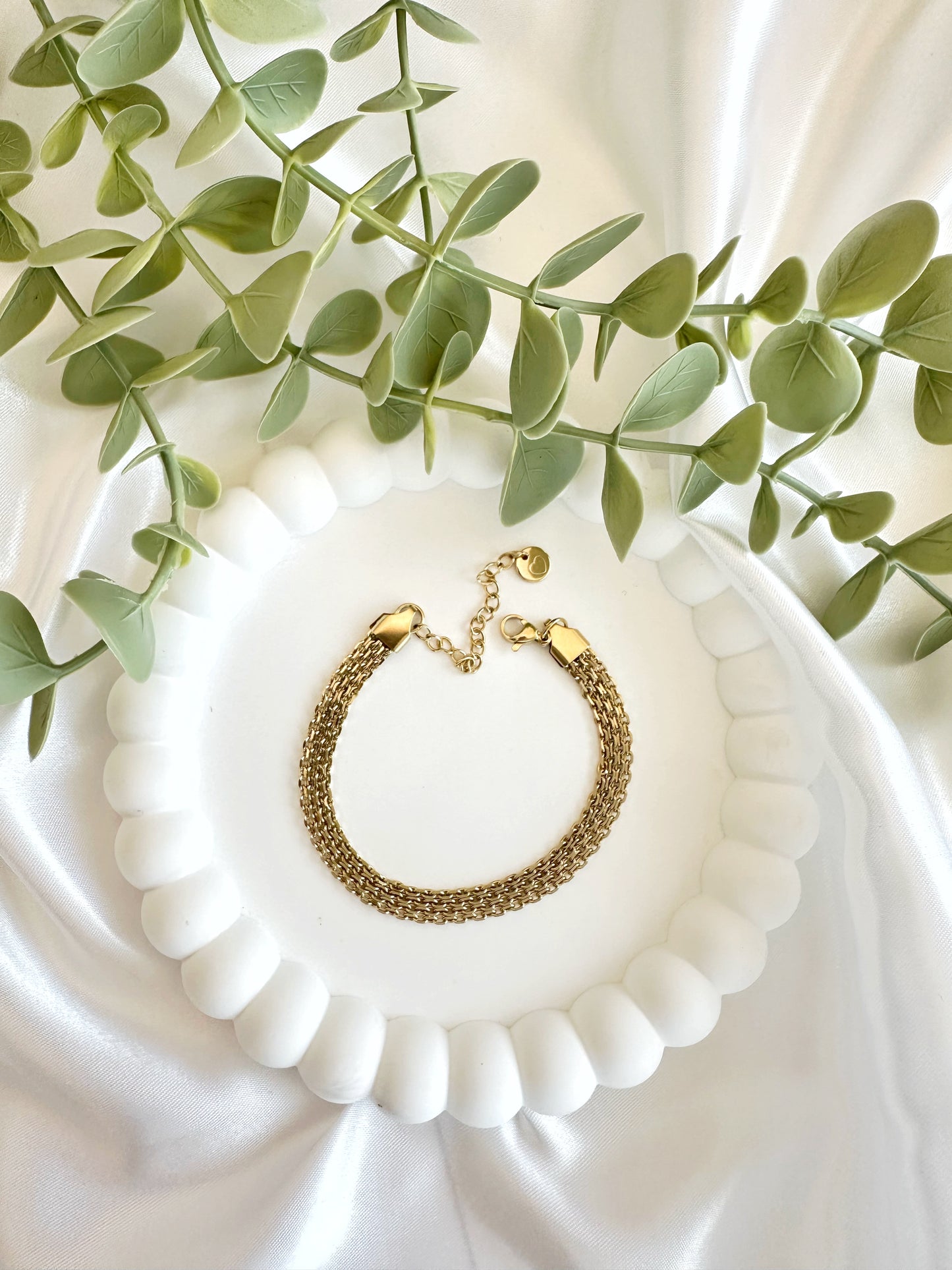 Samt Armband 14K