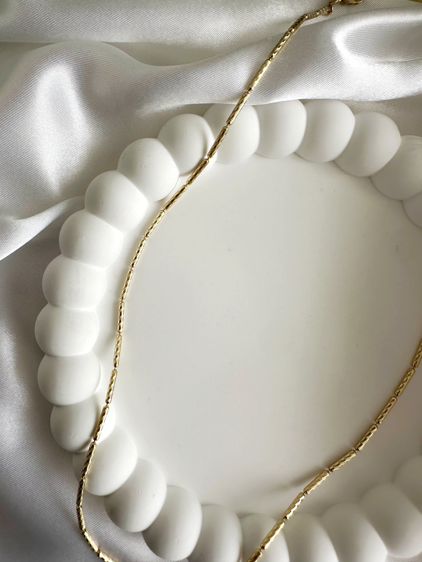 Lichtlinie Halskette 14 K