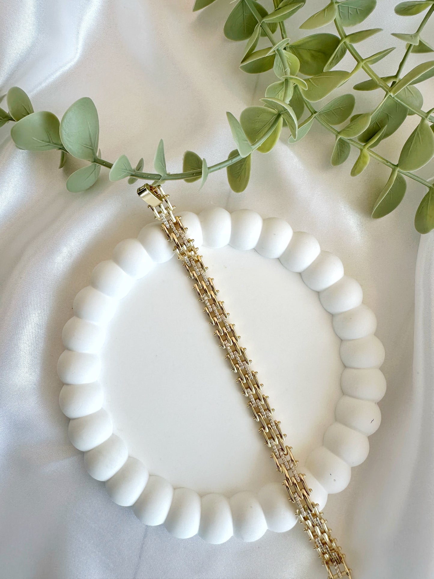 Elegant Armband 14 K