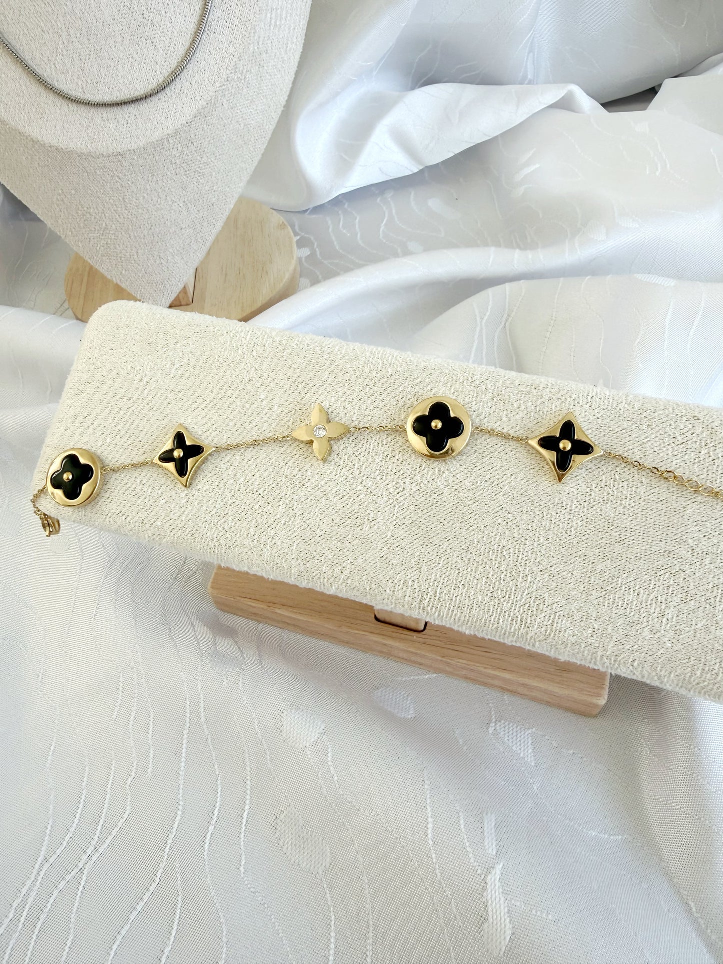 Nachtrose Armband 14 K