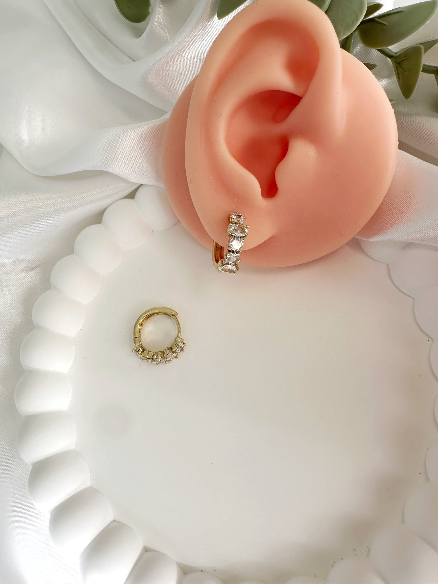 Klarheit Ohrring 14 K