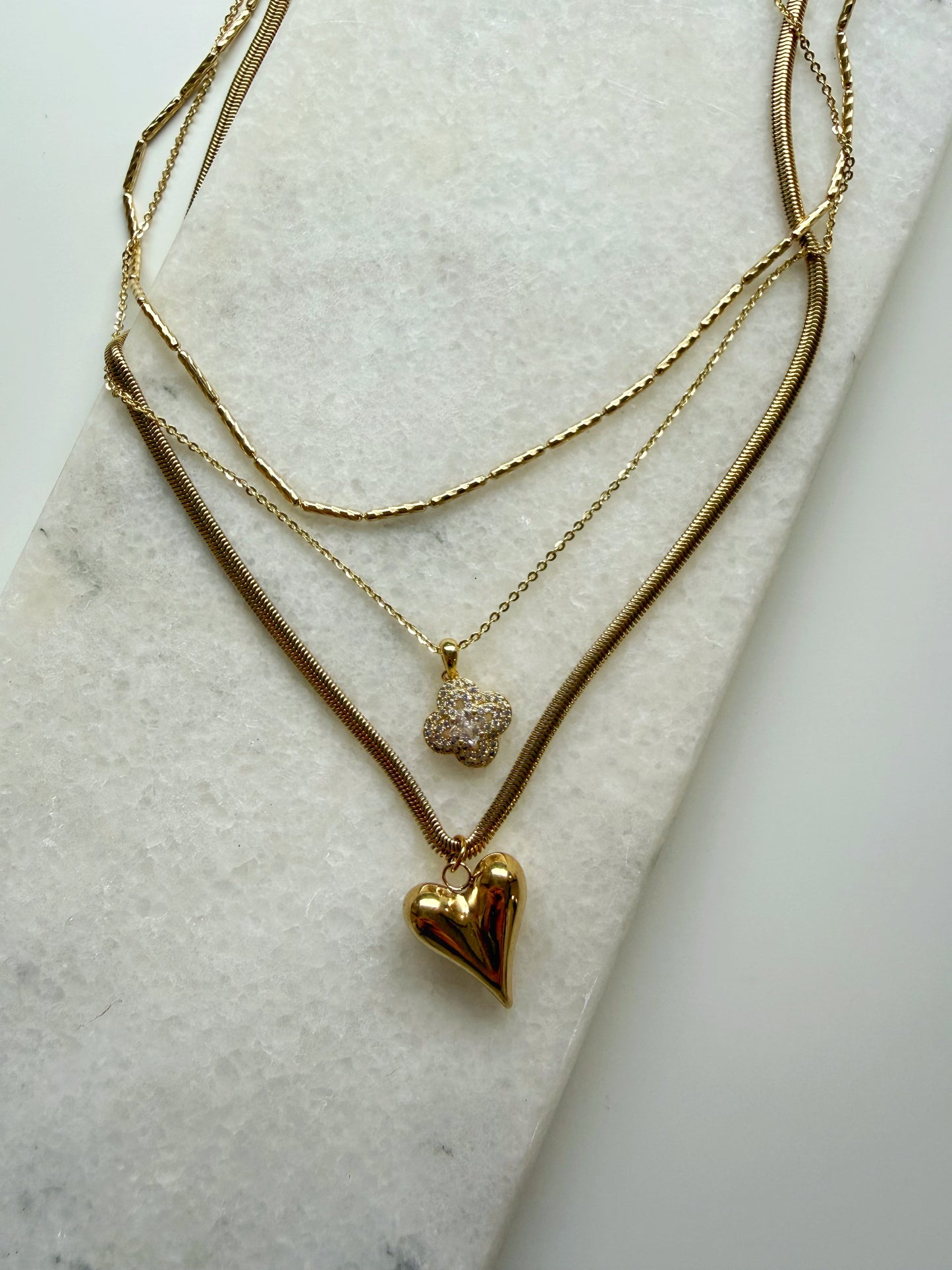 Gross Herz Halskette