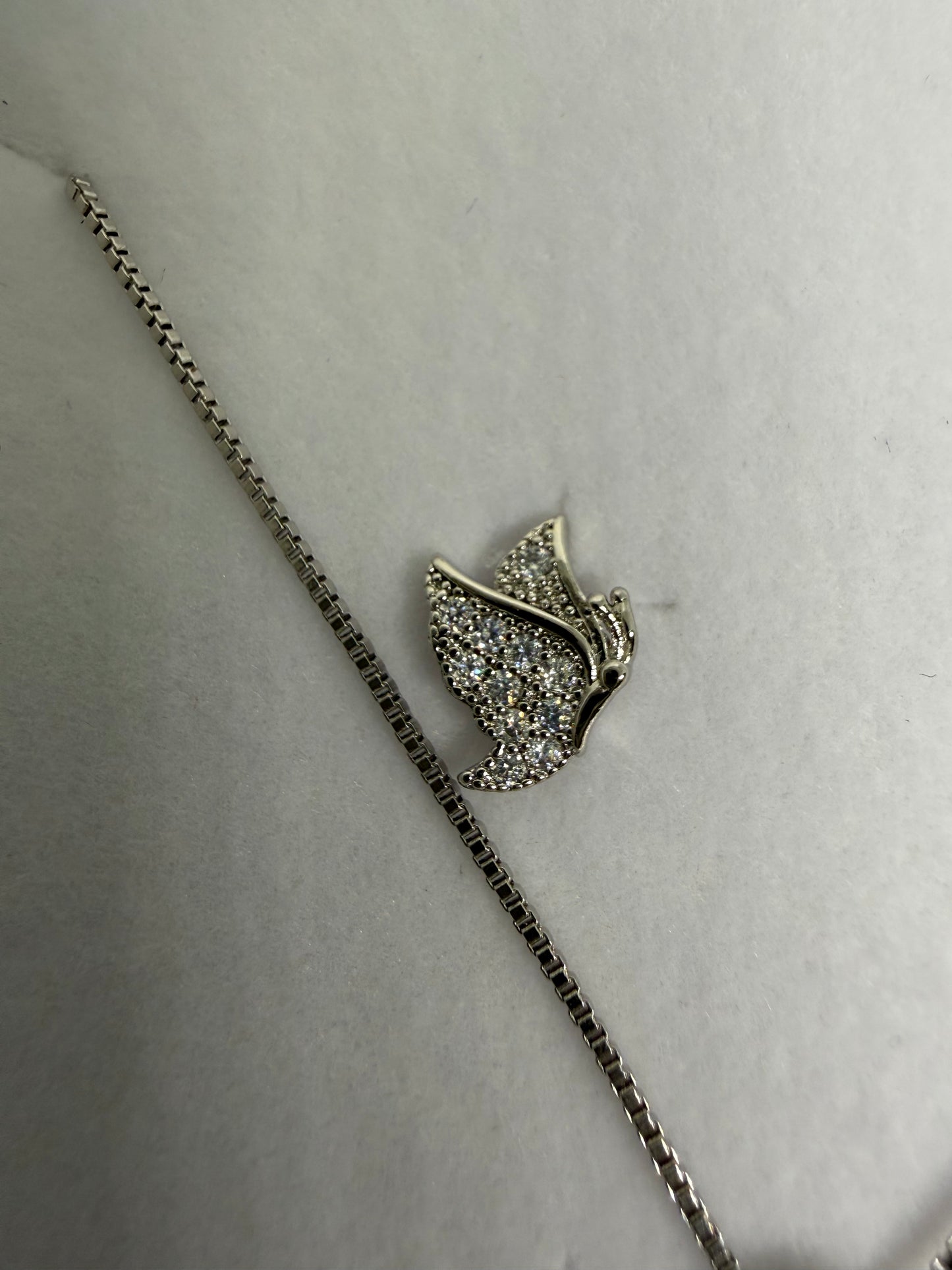 Friedenstaube Halskette & Ohrring