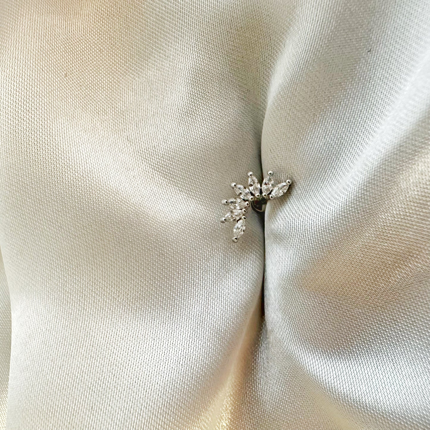 Dornig Piercing Silber