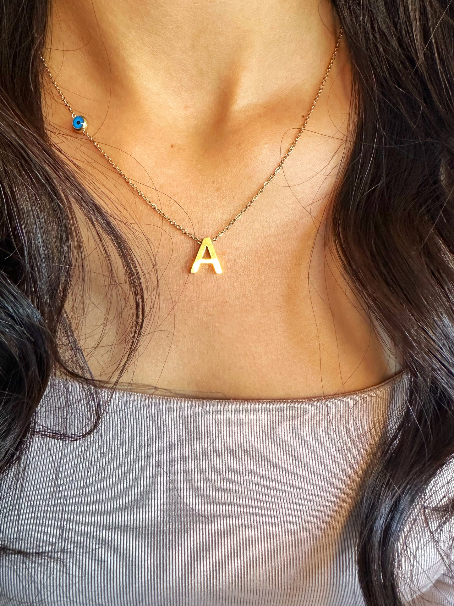 Nazar Buchstabe Halskette
