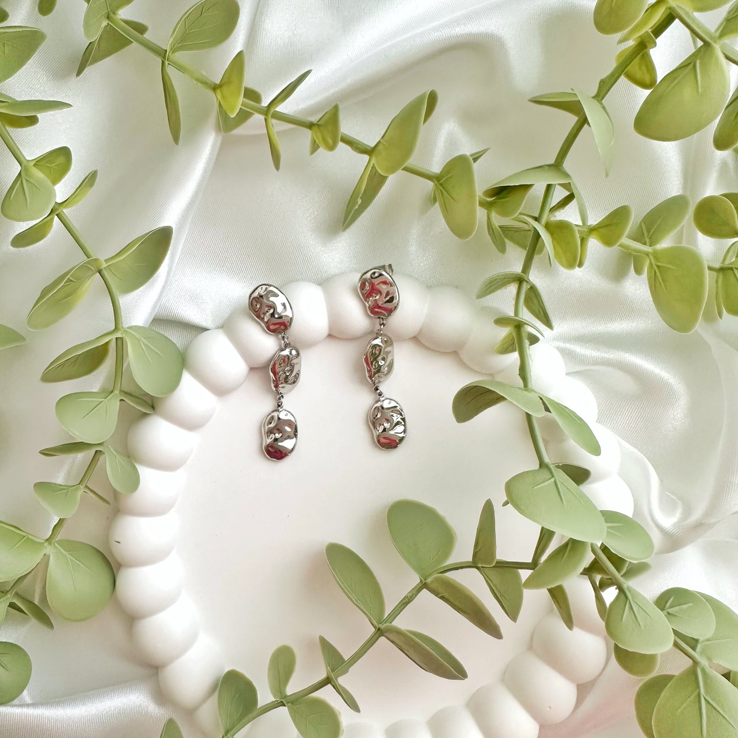 Trio Ohrring Silber
