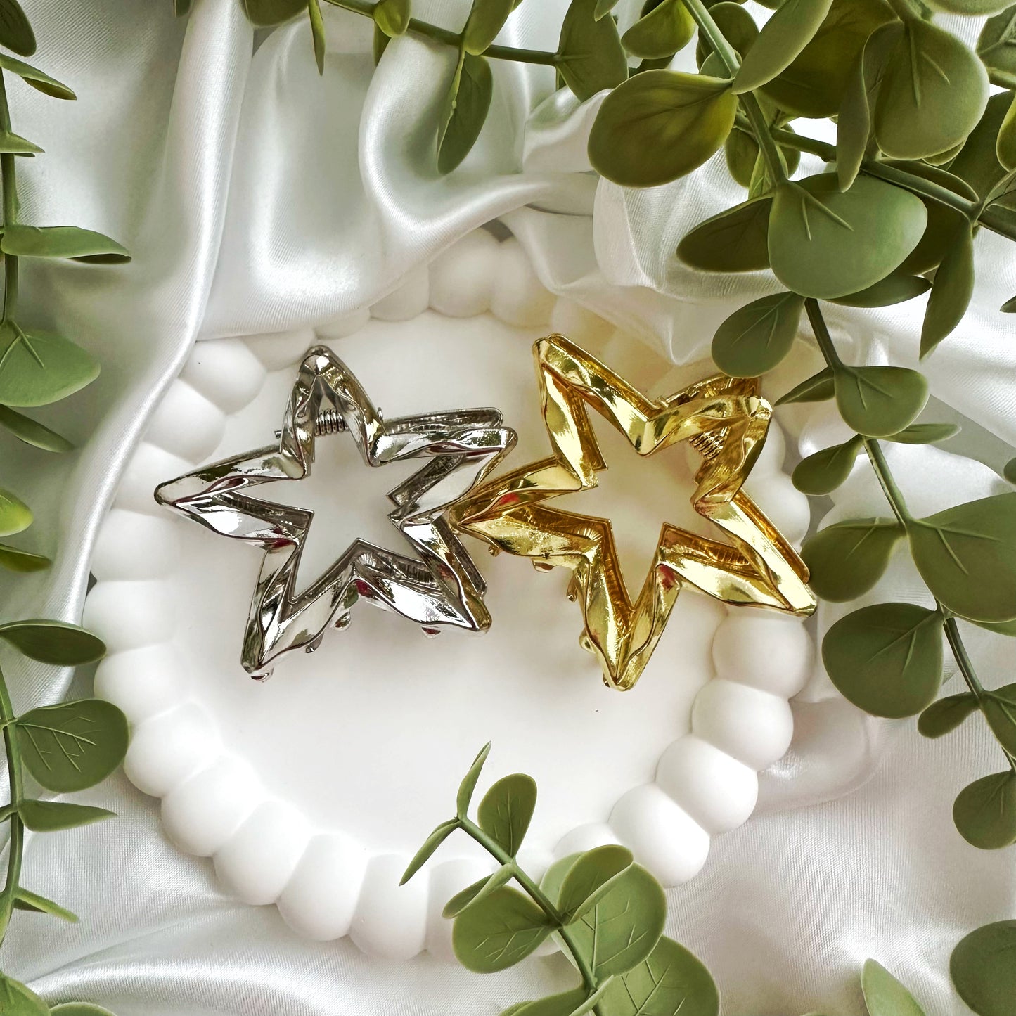 Star Haarklammer Gold