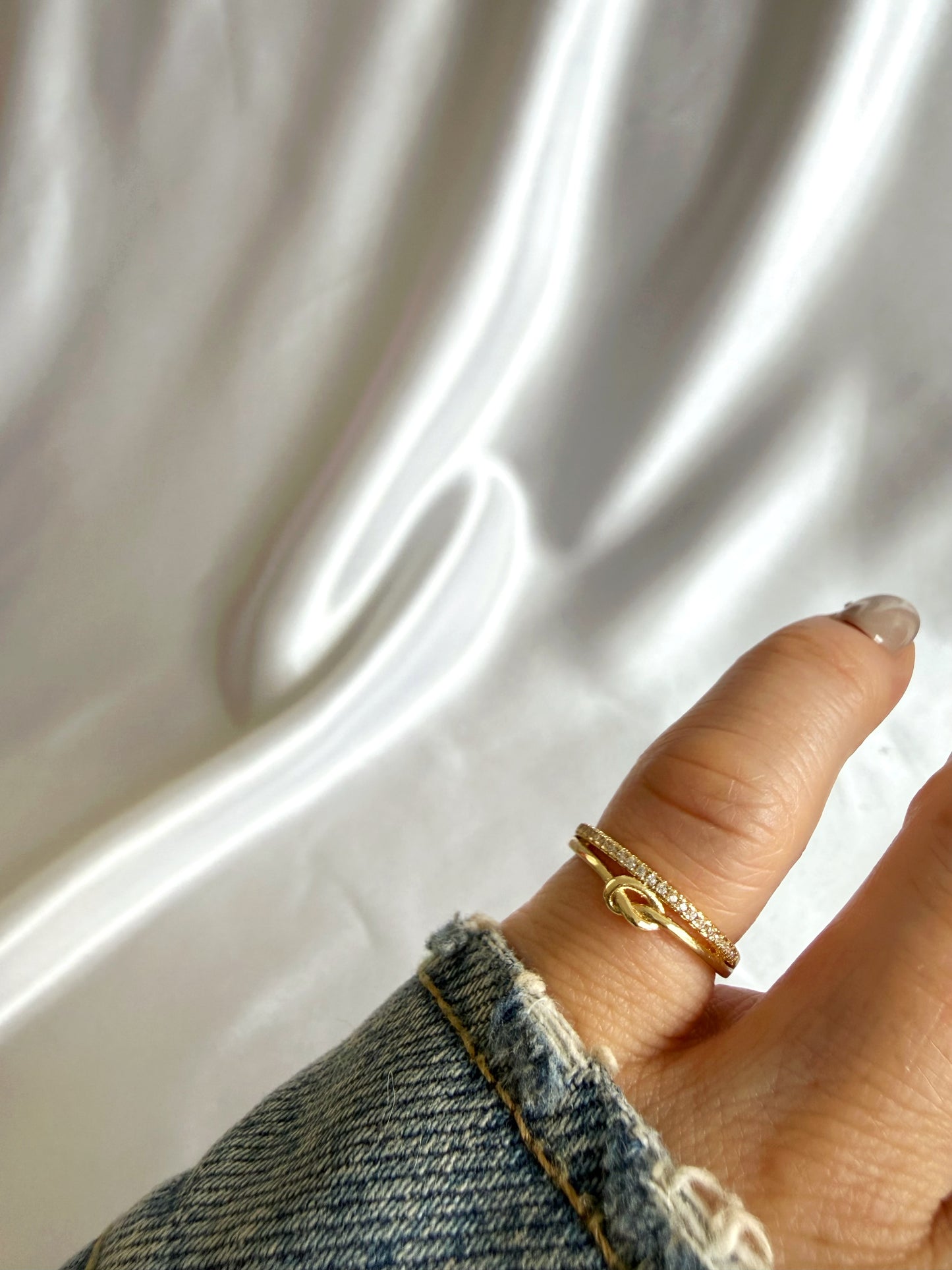 Pinky Ring Mit Stein