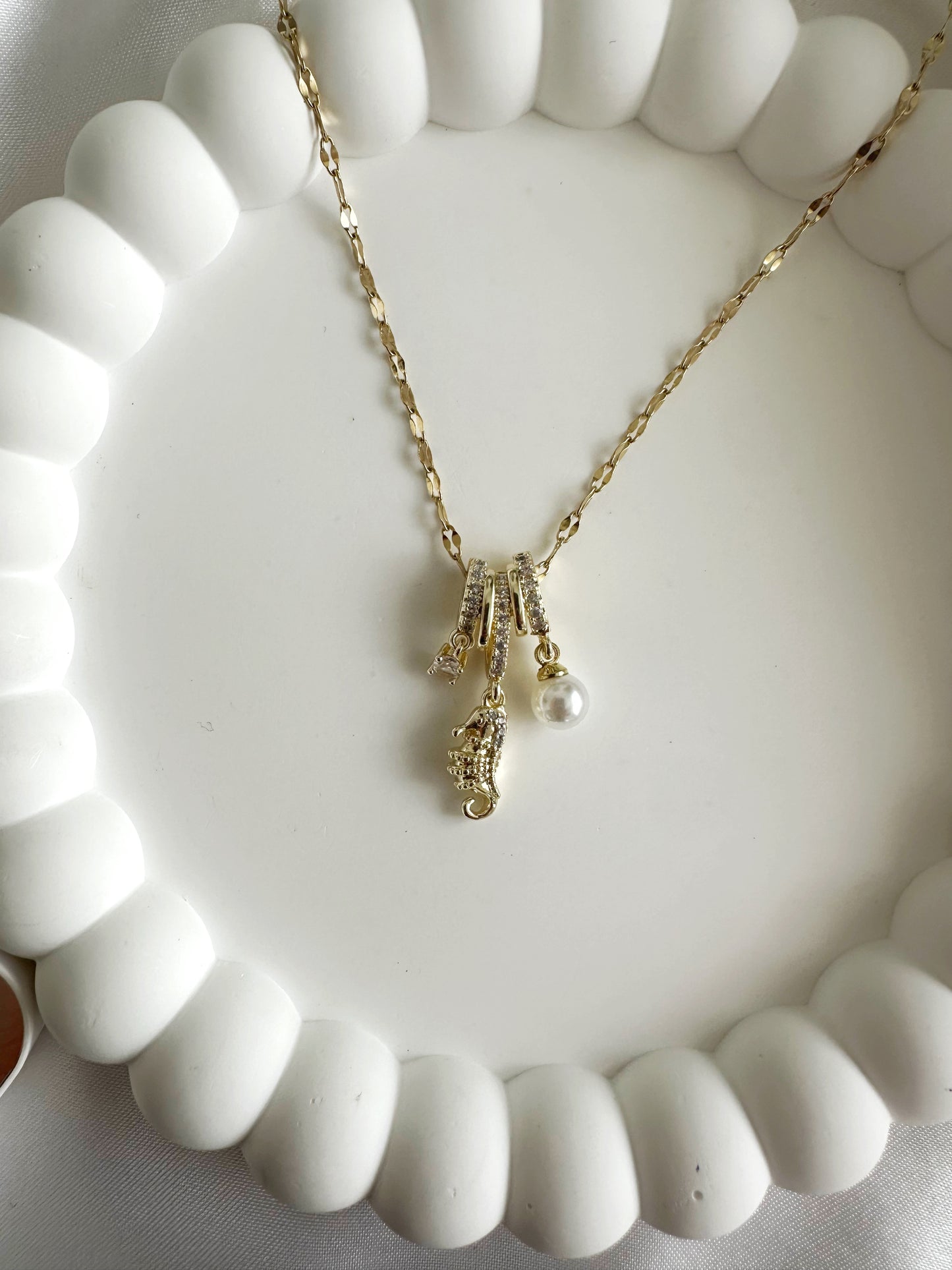 Meertraum Halskette 14 K