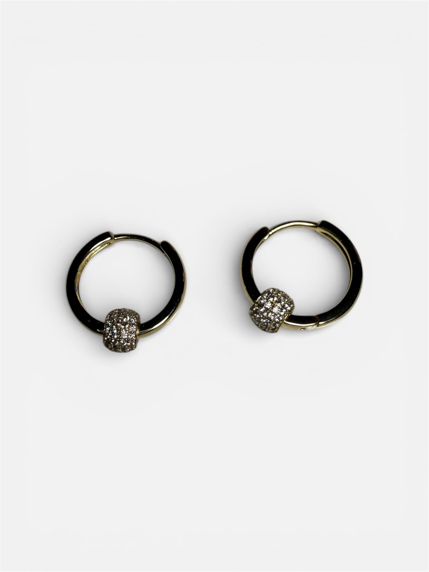 Charm Ohrring Gold&Silber