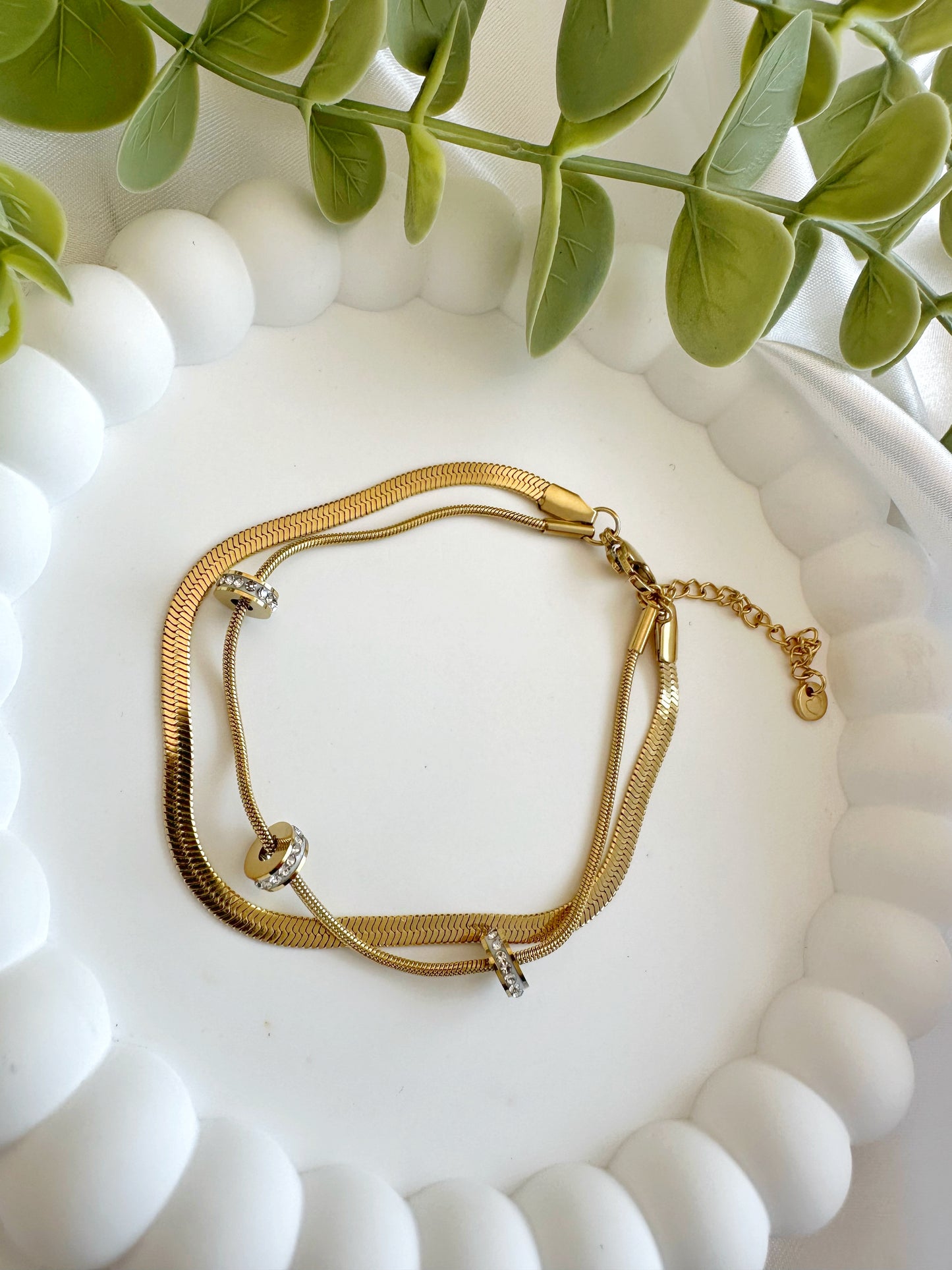 Klar Armband 14 K
