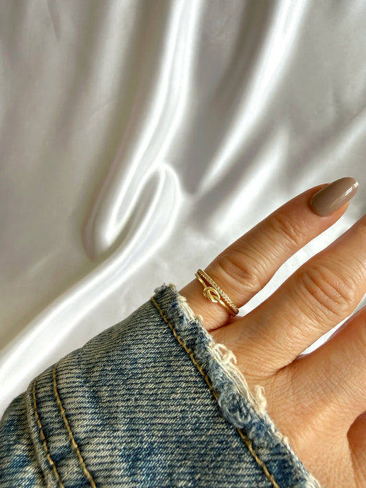 Pinky Ring Mit Stein