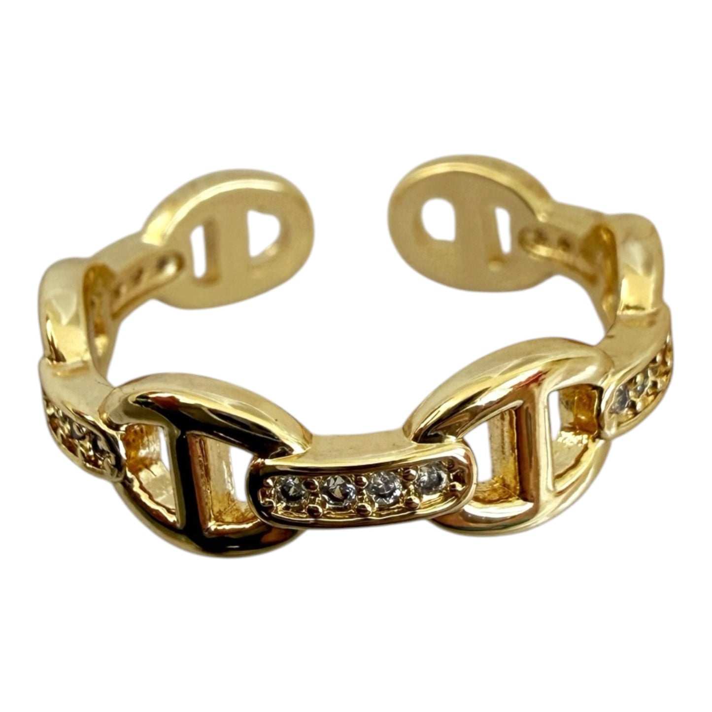 Clover Ring Mit Stein