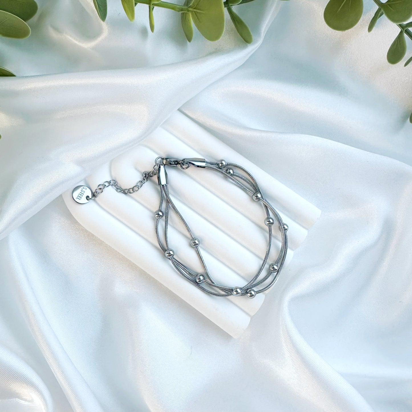 3er Elegant Armband Gold&Silber