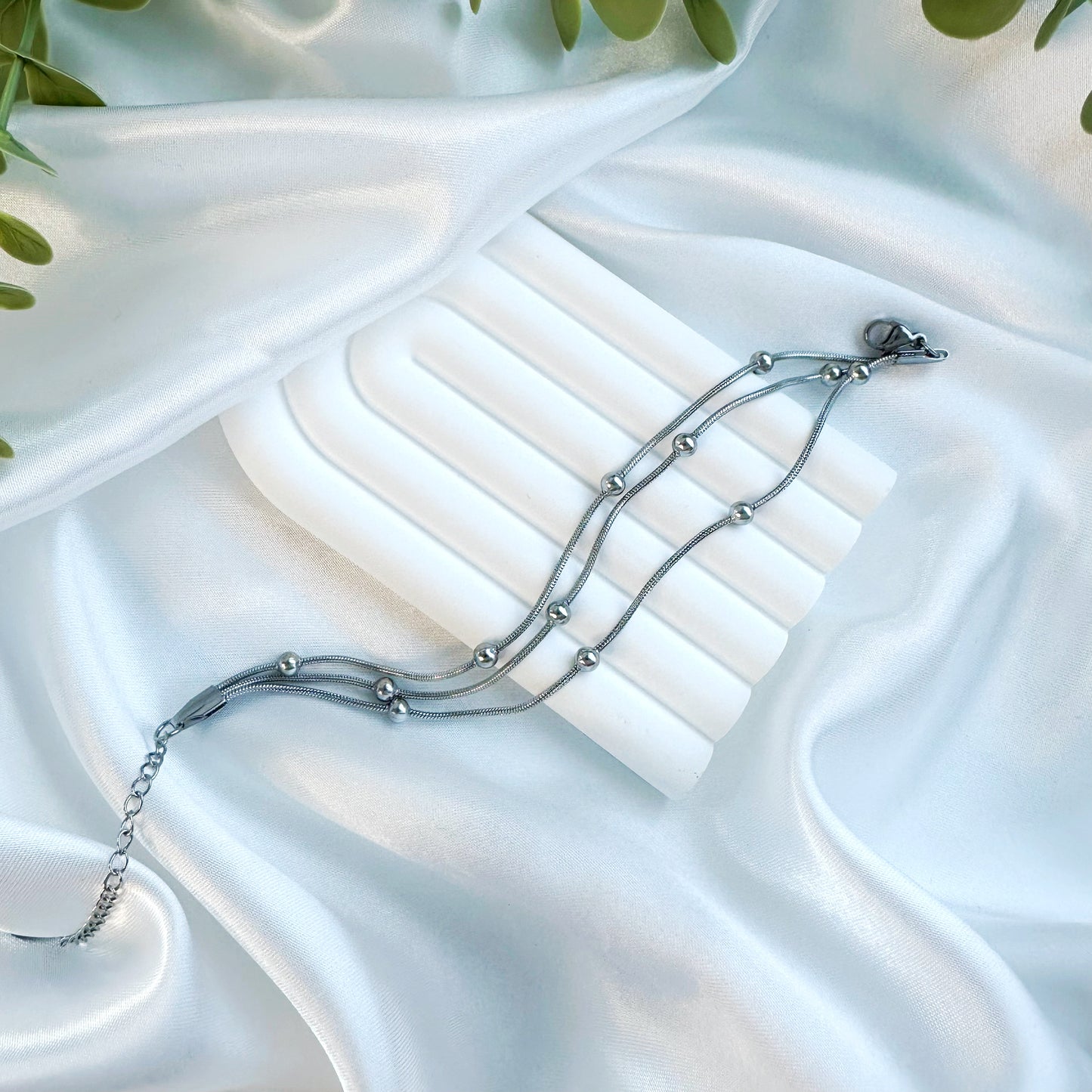 3er Elegant Armband Gold&Silber