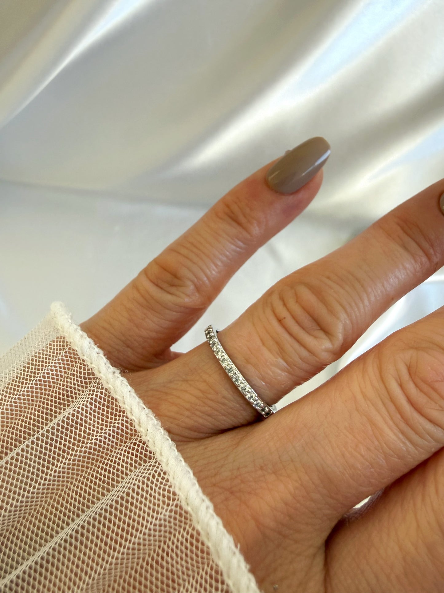 Zart Ring Silber