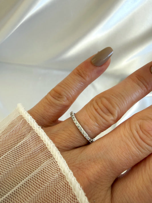 Zart Ring Silber