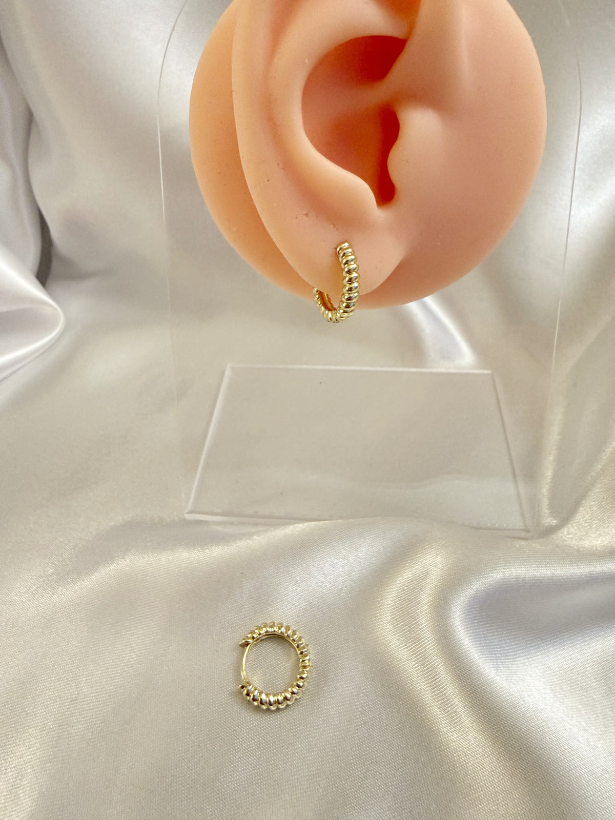 Lia Ohrring Gold&Silber