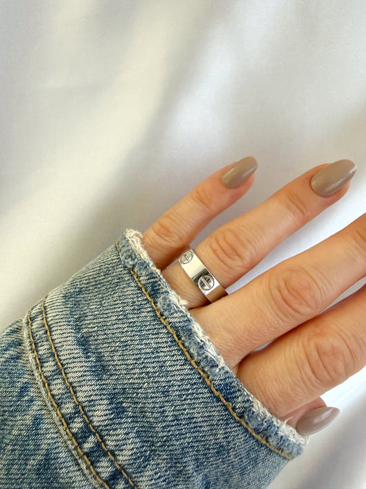 London Ring Silber