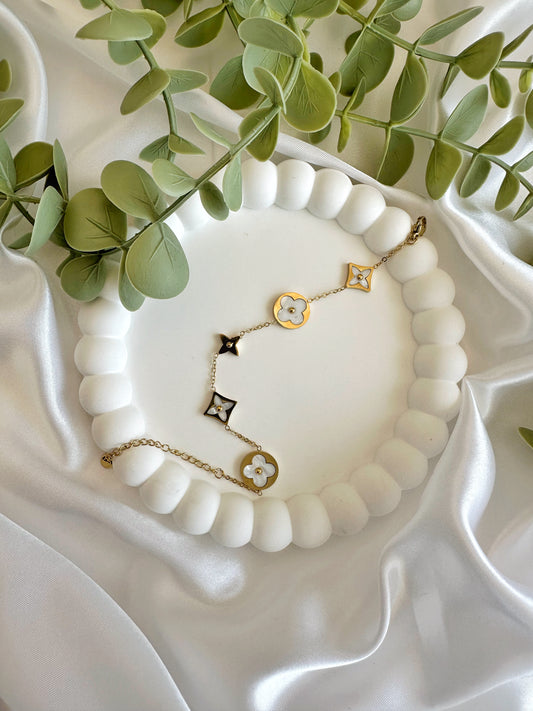 Nachtrose Armband 14 K