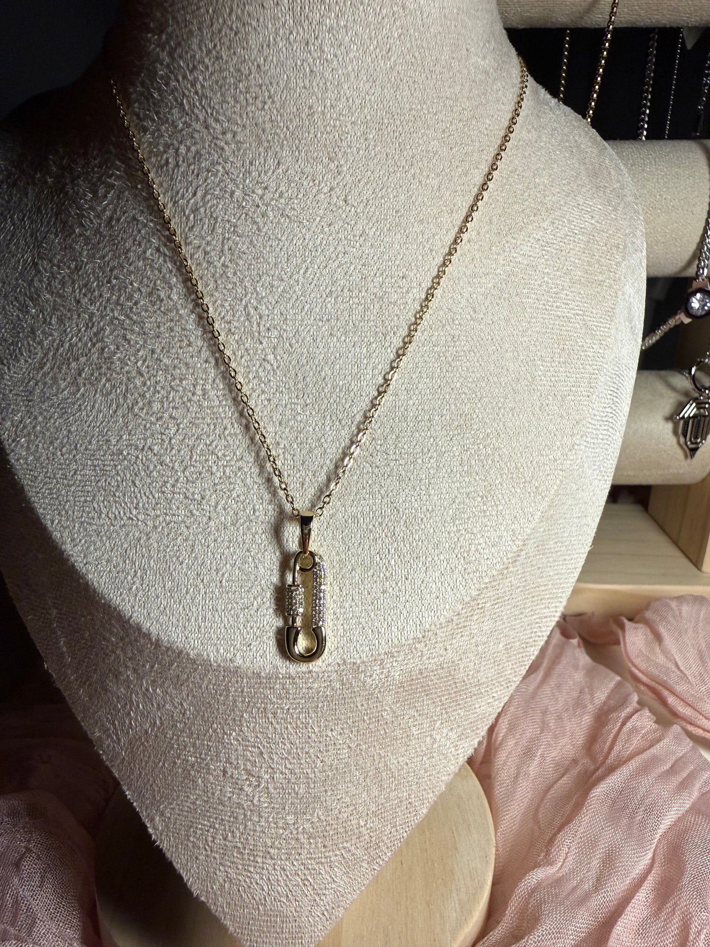 Safe Halskette Silber&Gold