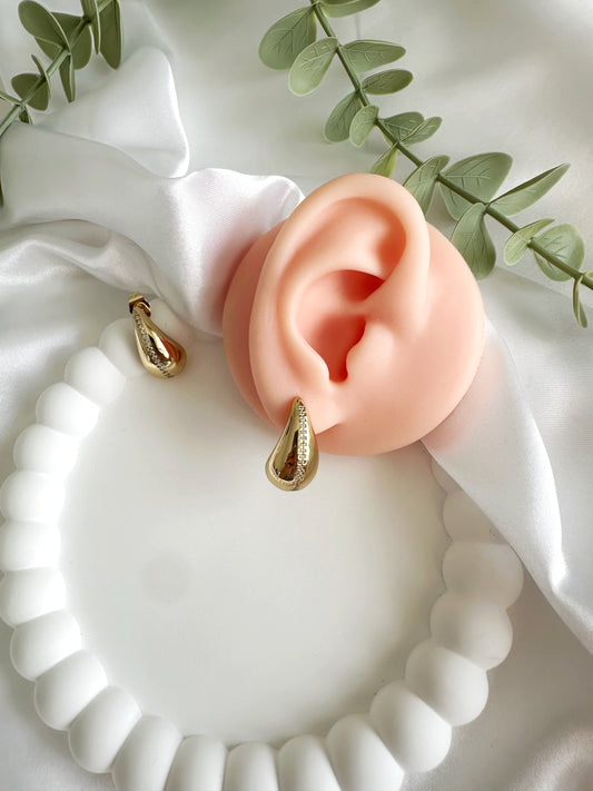 Mini Drop Gold Ohrring