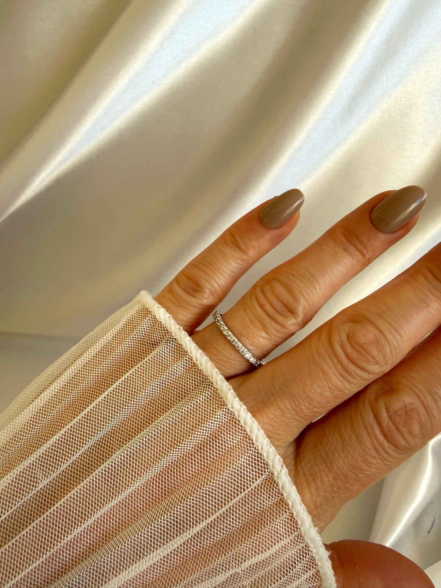 Zart Ring Silber