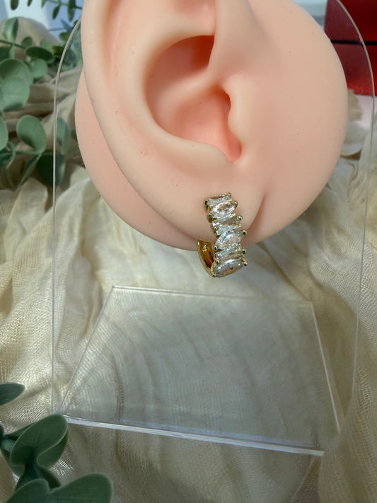 Klarheit Ohrring 14 K