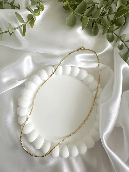 Lichtlinie Halskette 14 K