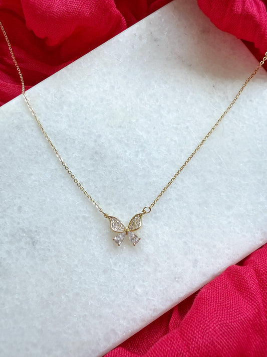 Schmetterling Halskette