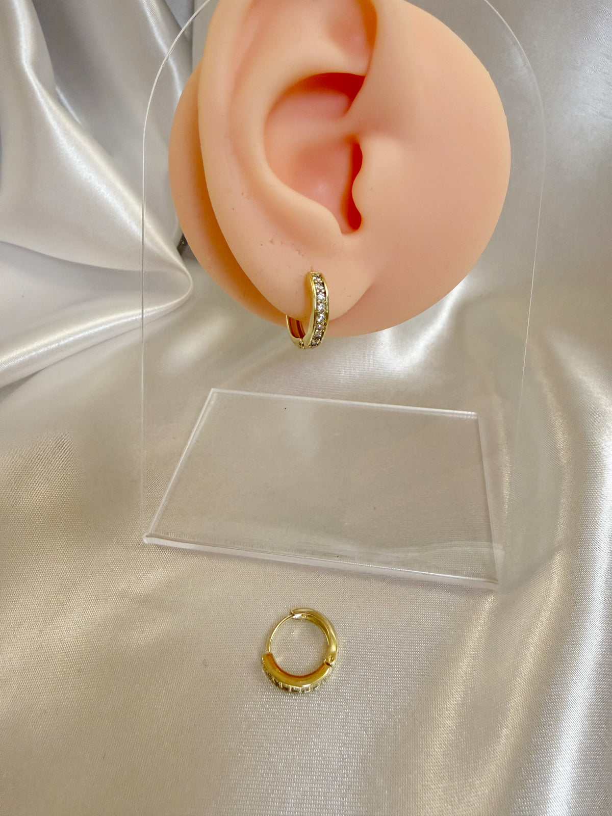 Belle Ohrring Gold&Silber