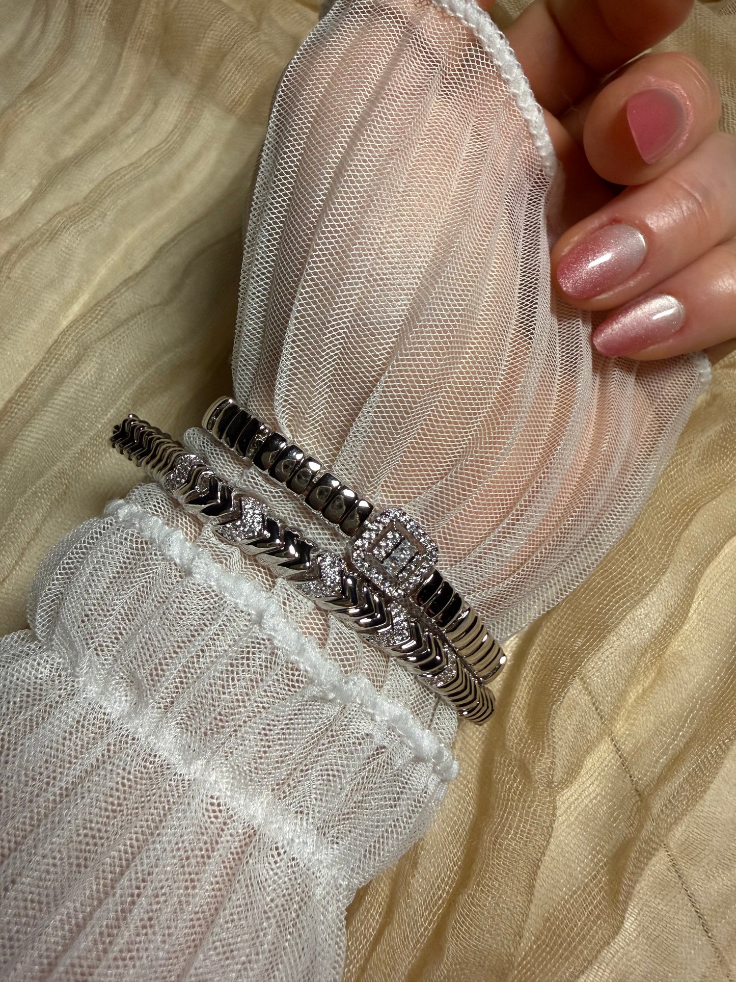 Snake Armband Silber