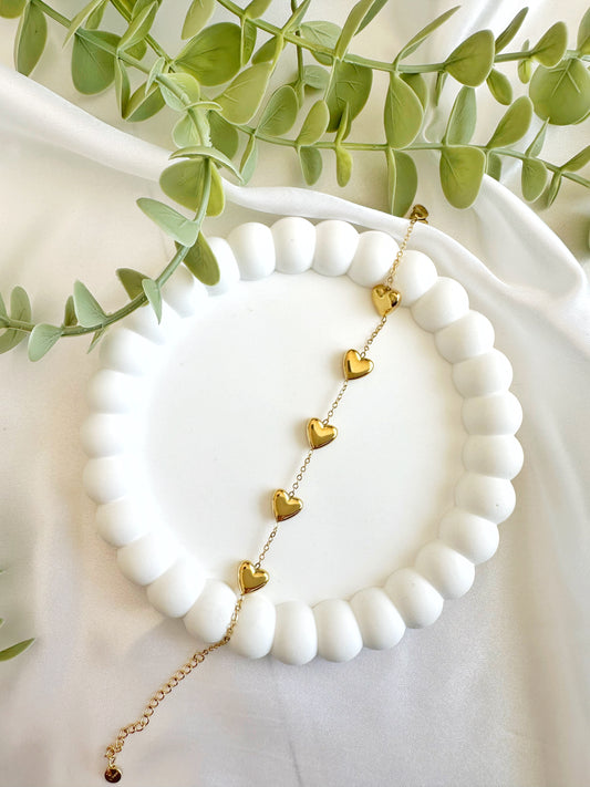 Heart Armband 14 K