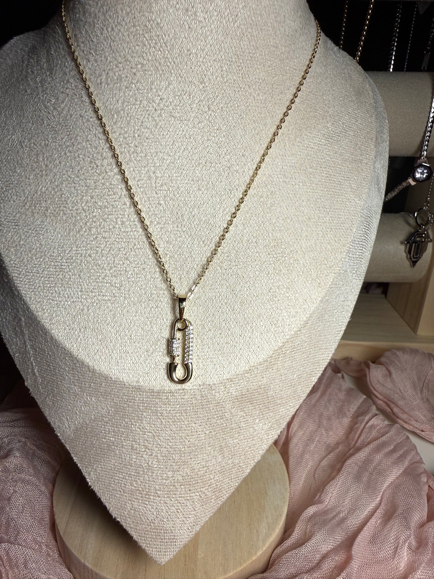 Safe Halskette Silber&Gold