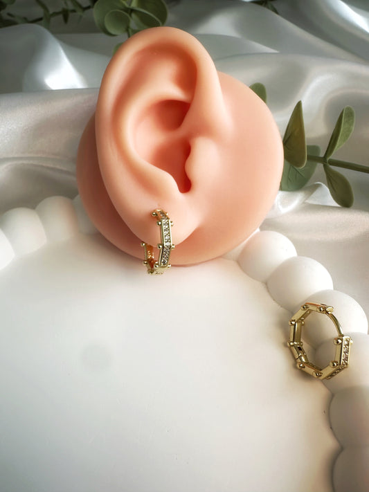 Zeitlos Ohrring 14 K