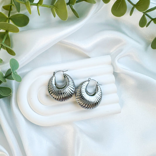Spring Silber Ohrring