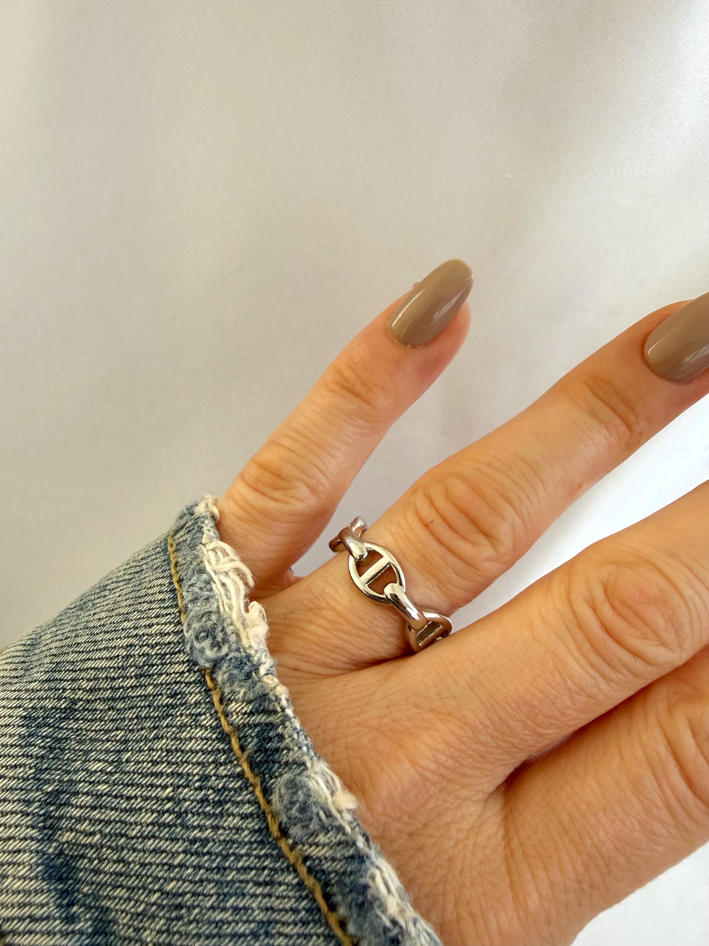 Daisy Ring Silber&Gold
